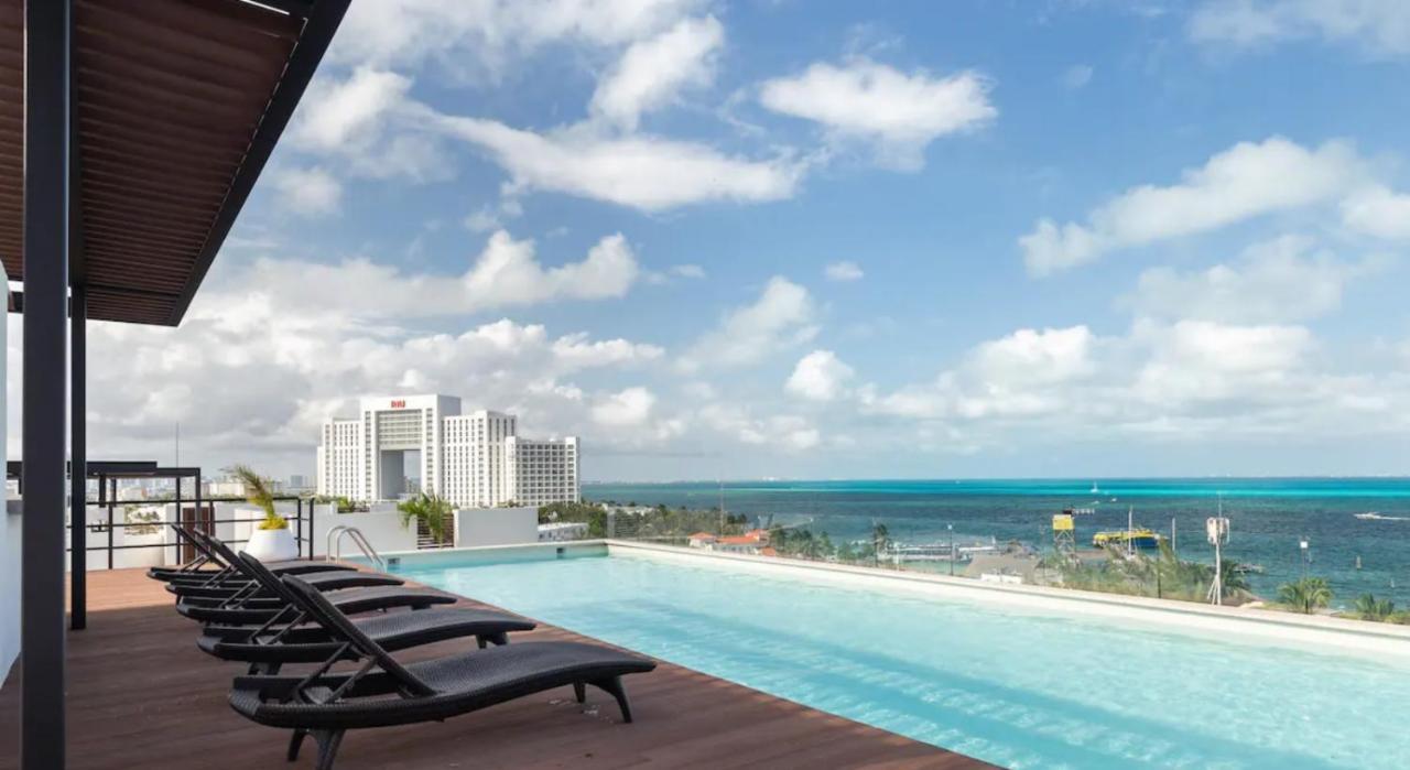 Elegant Apartment Well Located In The Hotel Zone Of Cancun Exterior photo